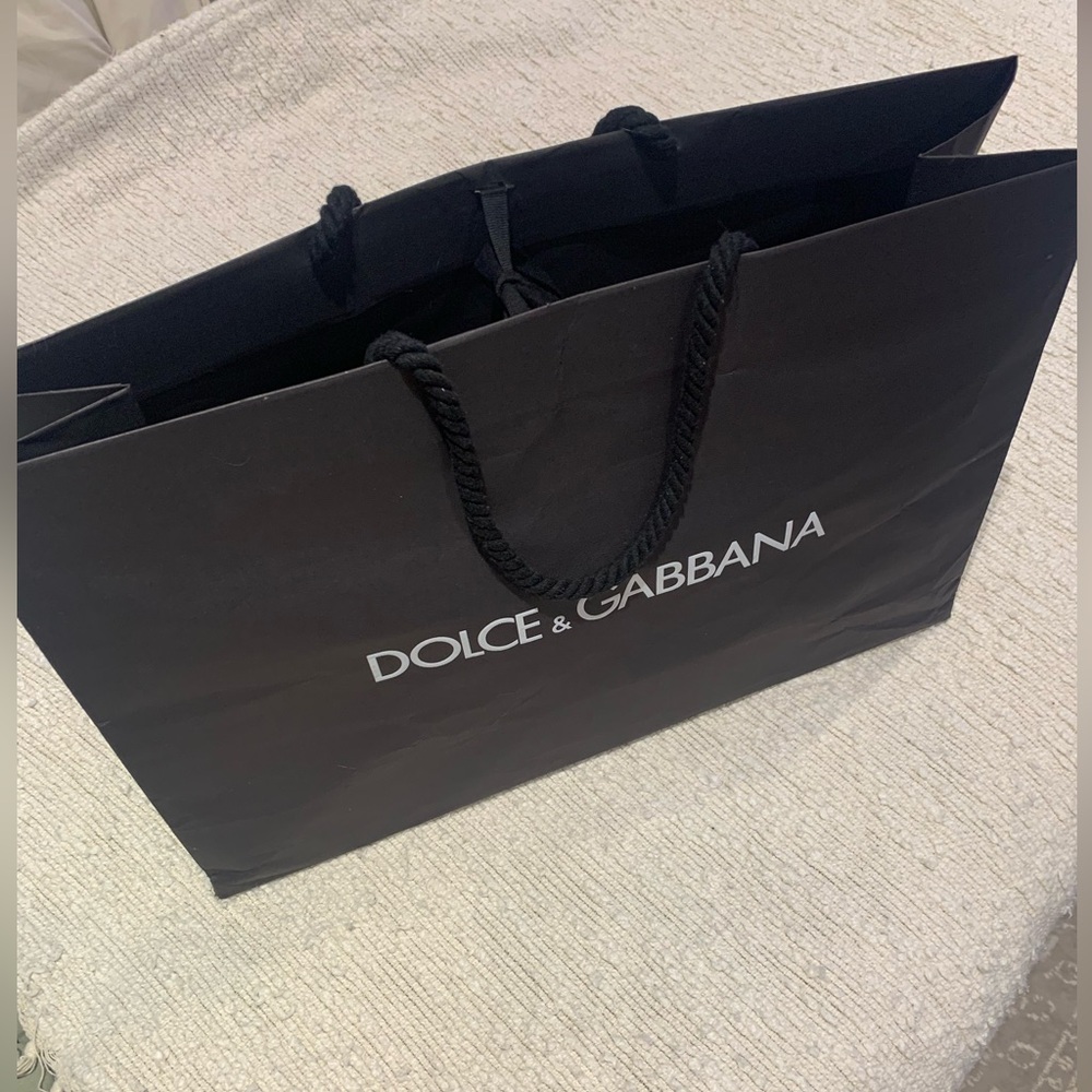 Dolce & Gabbana Black Shopping Bag